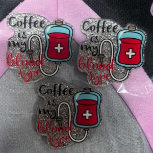 acrylic-coffee item decorate on pen 1 bag
