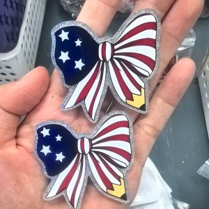 acrylic-bow item decorate on pen 1 bag